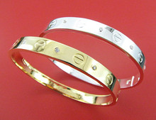 Nuevos Cartier Cartier Edison / Luo / Jolin Tsai pareja favorita brazalete de diamantes