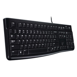 原装正品 罗技 K120 USB键盘 电脑键盘 有线键盘打字既舒服又安静