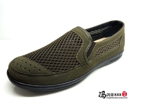 2014夏季新款 老北京布鞋休闲男鞋 镂空男网鞋