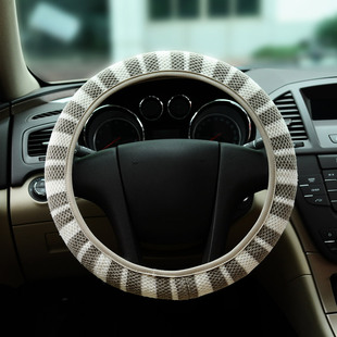 [Brand sale] pants summer car quality thickening ice-silk/linen jacket green steering wheel cover