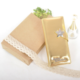 张根硕 JKS 炫彩 金色 票夹 钱包 