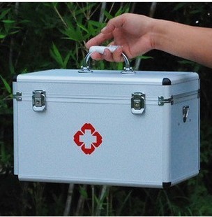 household Large trumpet medical box Aluminum cross box First aid kit medical medicine chest Medical kit storage boxin the Storage consolidation , Home Storage appliances , Storage box , Medicine box category - from Buy2taobao.com to provide professional Taobao agent buy service