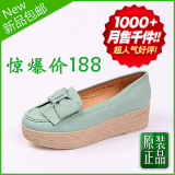 百丽代购 专柜正品 2012新款 厚底 松糕鞋 平跟 女鞋 单鞋 3UT29
