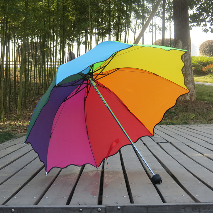 Rainbow Umbrella fold rain or shine Dual use originality fresh student Windbreak wholesale Umbrella customized logo Advertising umbrellain the Home Daily , Umbrella/Rain gear/Rain/Moistureproof , Umbrella category - from Buy2taobao.com to provide professional Taobao agent buy service