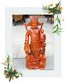 红木工艺品*红木财神*花梨木财神*木雕财神镇宅招财*纯手工雕刻