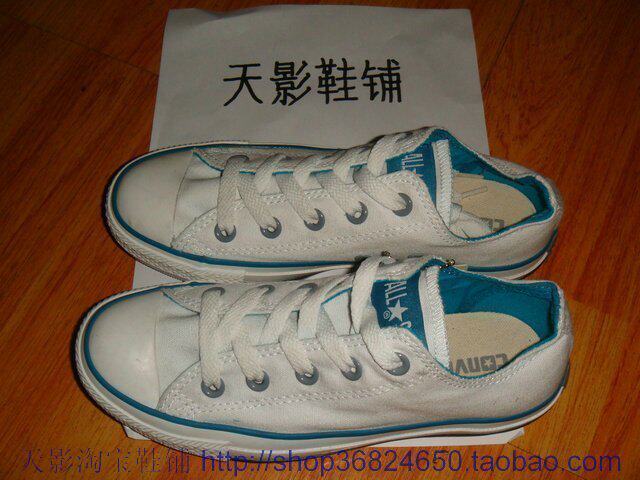 【天影鞋铺】 包邮60元  匡威 帆布鞋 converse 米白 34-44 8A