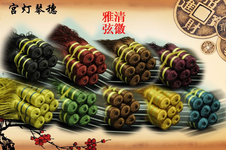 清徽雅弦掌柜推荐手工编织进口冰丝宫灯古琴穗古琴流苏在类目 乐器/吉他/钢琴/配件, 民族乐器, 民族弹拨乐器, 古琴中 - 来自Buy2taobao.com提供专业的淘宝代购服务