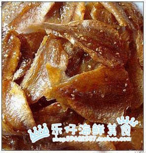  海鲜即食美味 芝麻蜜汁香鱼片 香烤鱼干(小黄鱼)