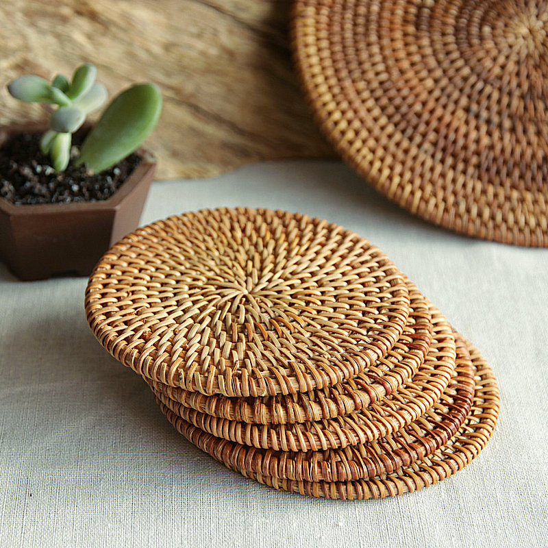 Vietnam Coaster Rattan Coaster Kung Fu Tea Coaster dark-red enameled pottery teapot Pot mat Cup holder Iron pot Teapot matin the Tableware , Tea set , Tea/With zero category - from Buy2taobao.com to provide professional Taobao agent buy service