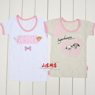  日单-sugarbunnies甜点兔儿童短袖T恤-夏装修身版-纯棉 外贸童装