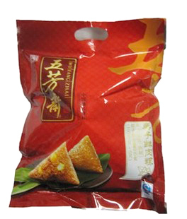  京津78包邮 嘉兴五芳斋粽子600克真空栗子鲜肉粽 6只装 端午粽子