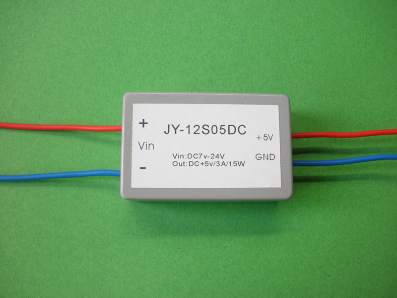12v转5v 车载dc-dc电源模块 dc-dc降压电源 7-24v输入 输出5v3a