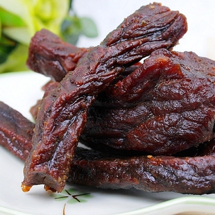  广发草原行军粮 内蒙古特产风干牛肉干250克散装 现做现卖3味可选