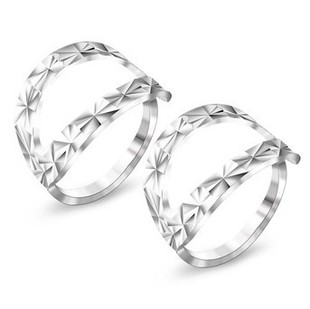  千金一诺 PT990小耳包 车花耳包 小耳环 小耳包 铂金耳包白金耳包