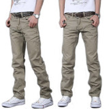 【定番达人】<span class=H>DIOR/迪奥</span> 经典卡其色 修身小直筒休闲裤男 薄 软