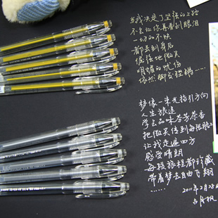  故事里/金银珠光笔/闪光笔适合黑卡DIY/手工/相册必备/1只入