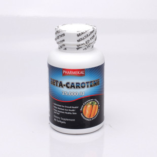  【美国原装】Pharmekal Beta-Carotene β-胡萝卜素胶囊 保护眼睛