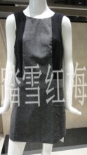 敦奴正品新款秋装2012春无袖女<span class=H>秋冬</span>装原单修身欧美连衣<span class=H>裙</span>原价1580