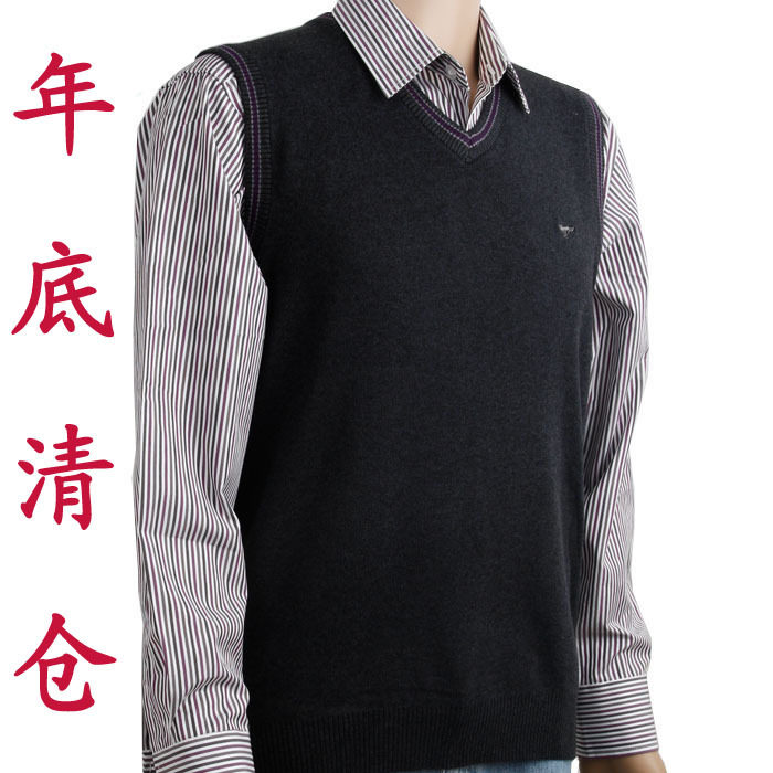 <em>马甲</em>,七匹狼男装冬装清仓2010新款春装羊绒羊