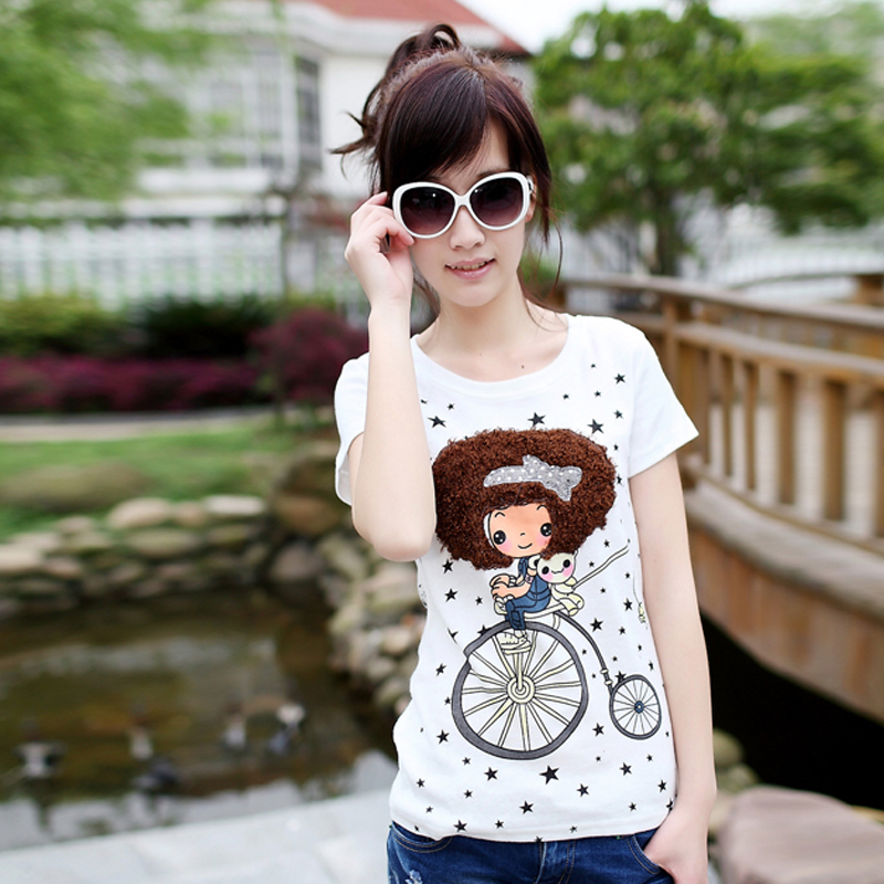 夏季T恤韩版百搭...