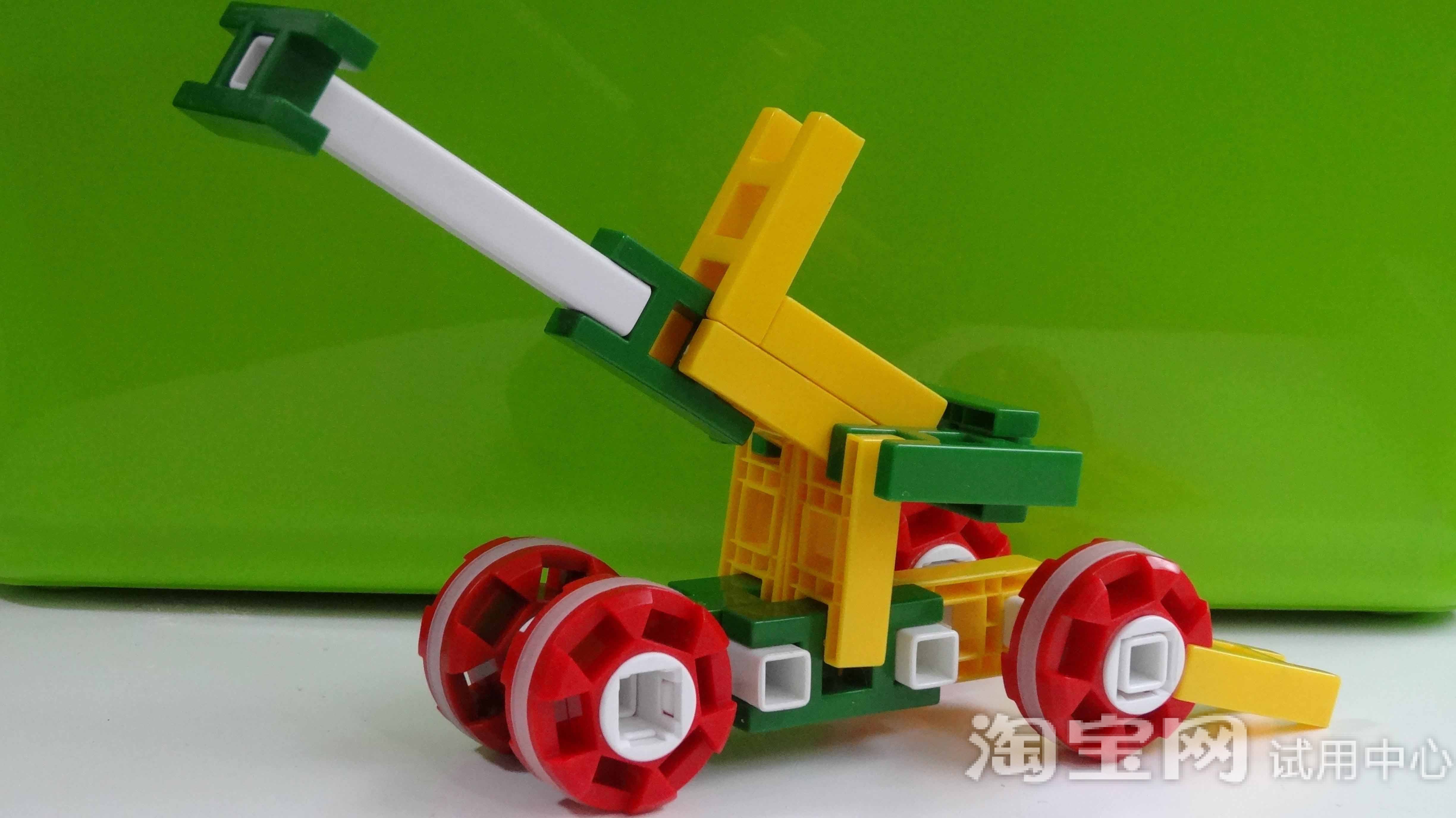 奇迹创意积木童车造型简装