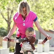 WRAP纯棉柔软弹力彩色背巾 婴幼儿玩具 婴儿可做学步带汽车安全带