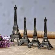 法国巴黎埃菲尔铁塔模型，金属摆件家居装饰摄影道具结婚生日礼物