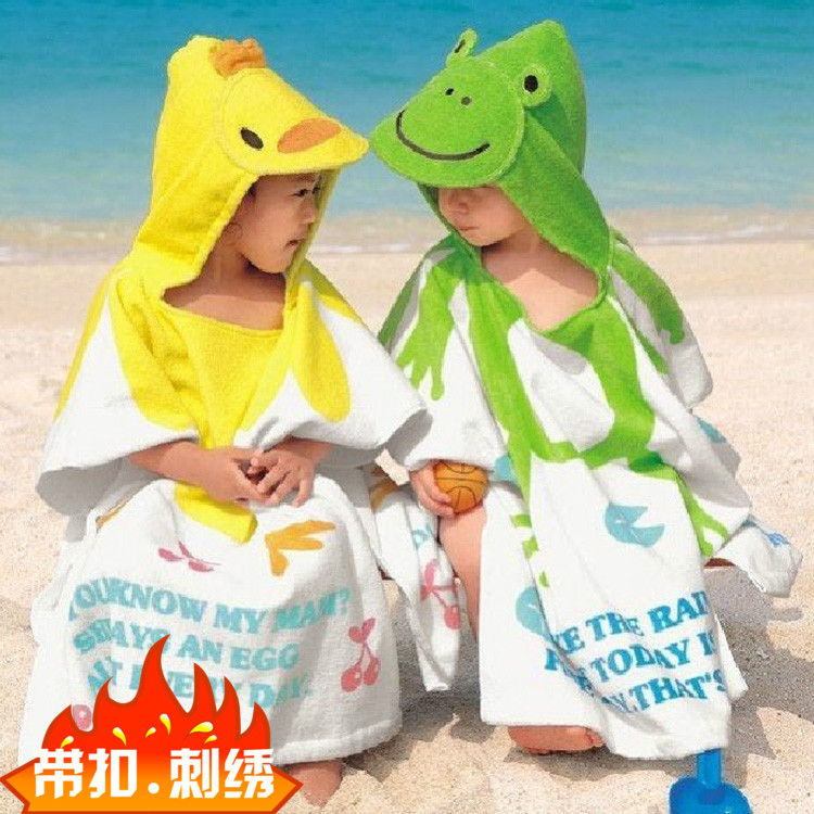 【带扣】儿童斗篷浴巾 纯棉割绒宝宝防晒连帽 刺绣披风 宝宝包被在类目 尿片/洗护/喂哺/推车床, 宝宝洗浴护肤品, 浴巾中 - 来自Buy2taobao.com提供专业的淘宝代购服务