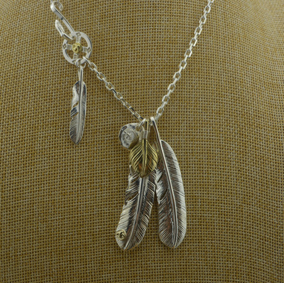 组合套装 高桥吾郎goro's羽毛项链goros手工复