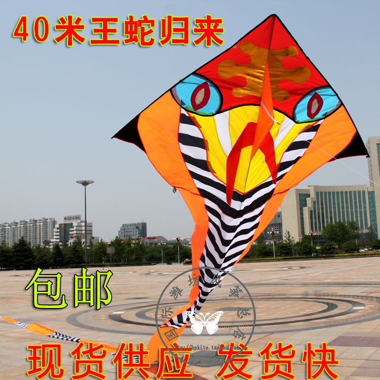 40米王蛇风筝包邮/眼镜蛇风筝/大型风筝/长尾风筝意诚潍坊风筝|ruв категории движение/йога/фитнес/фанаты товаров, волан/диаболо/народные движения, змей, змей - от Buy2taobao.com для оказания профессиональной услуги покупки агента Taobao