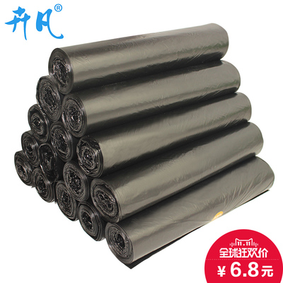 卉凡加厚黑色超大号酒店宾馆垃圾桶厨房垃圾袋物业环保袋全新料