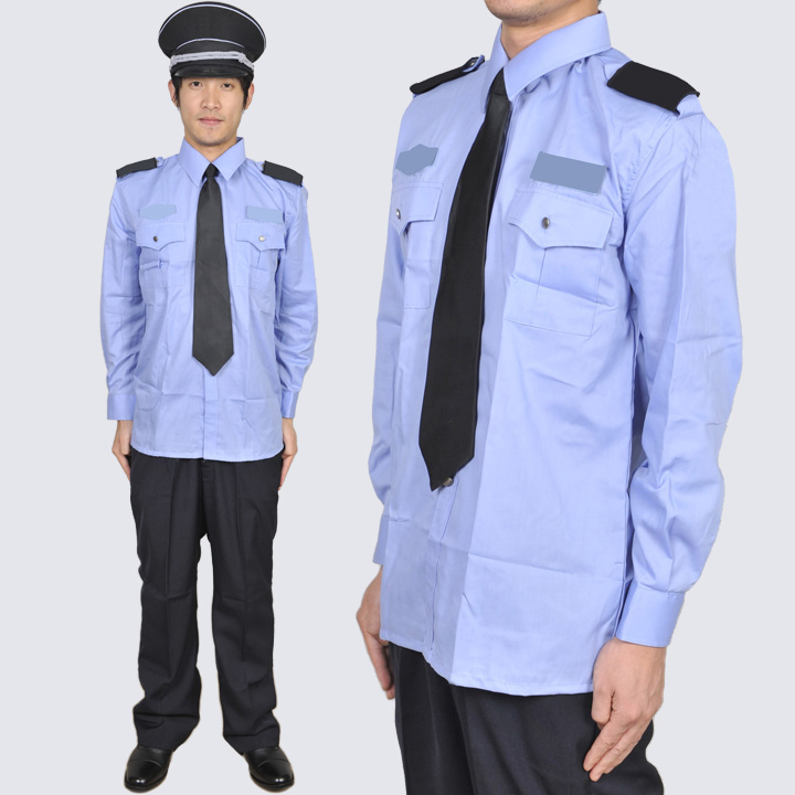 保安蓝长袖衬衫保安服装衬衣保安制服套装安保物业工装制服春秋装在类目 男装, 套装, 工装制服中 - 来自Buy2taobao.com提供专业的淘宝代购服务
