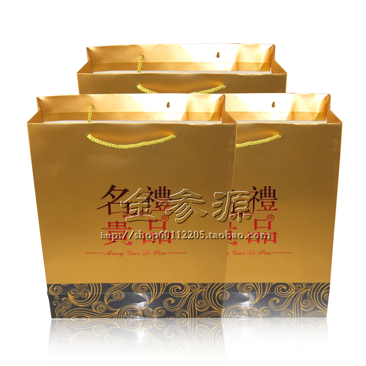 新款大號金色名貴禮品手提紙袋/魚膠鹿茸包裝袋/蟲草燕窩手拎空袋在類目 辦公設備/耗材/相關服務, 包裝設備/標牌及耗材, 禮品袋/塑料袋中 - 來自Buy2taobao.com提供專業的淘寶代購服務