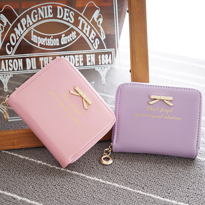 钱包女短款女士钱包韩版拉链手拿包2015新款女式小手包潮钱夹皮夹