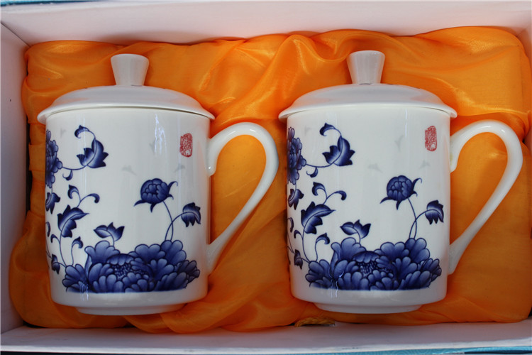 景德镇高温陶瓷茶杯真骨瓷大号茶杯带盖会议杯办公杯水杯子礼品杯在类目 餐饮具, 茶具, 茶杯中 - 来自Buy2taobao.com提供专业的淘宝代购服务
