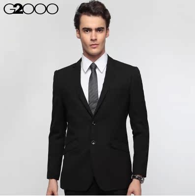 标题优化:G2000西装套装男 男西装面试装 青年西服套装职业正装 结婚礼服