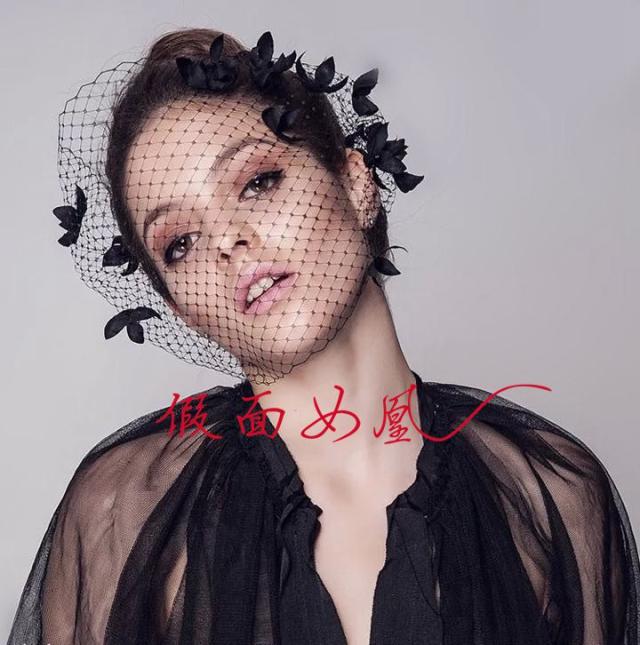 黑色夸张舞台 走秀拍摄写真女花朵花瓣派对舞台头饰发饰饰品发夹|msdalam kategori mod main/animasi/Zhou Bian/cos/permainan papan, Parti/Magic Supplies, alat pihak/hiasan, tengkolok - dari Buy2taobao.com untuk memberikan perkhidmatan ejen Taobao profesional membeli