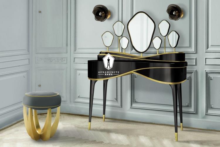 奥纳蒙特 高端家具定制 后现代简约书柜 北欧意