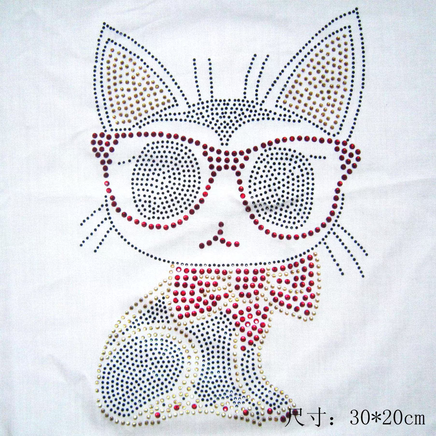 Scalding hot drilling plans DMC Middle East Rhinestone zircon DIY New products manual finished product sweater T-shirt Cool Cat Picture D886in the Accessories/Leather belt/Hat/Muffler , Other Accessories category - from Buy2taobao.com to provide professional Taobao agent buy service