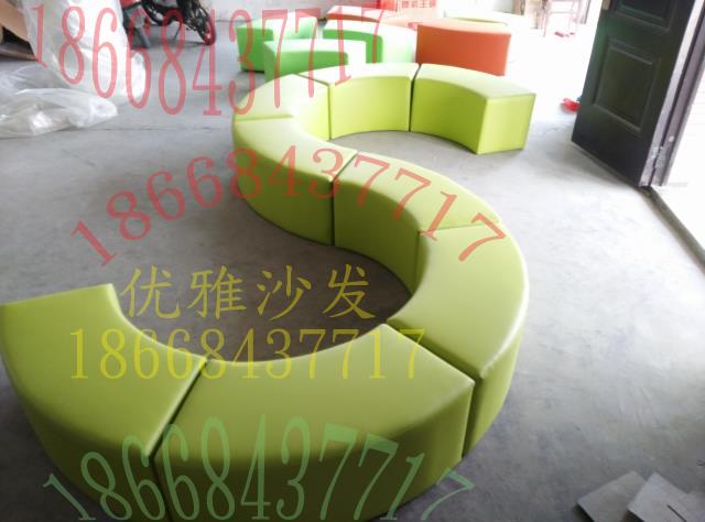 圆形半圆软包组合沙发 异形沙发 图书馆沙发 早教弧形凳子墩子在类目 商业/办公家具, 酒店家具, 酒店沙发中 - 来自Buy2taobao.com提供专业的淘宝代购服务