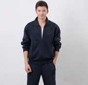 鲁美南韩丝运动套装男秋冬款中老年运动服开衫，加大码运动服0055