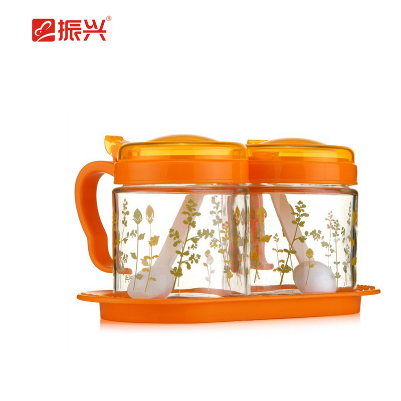 Promote printing European style Oil pot Glass Caster Cruet Seasoning Box kitchen Supplies Sugar Box Two piece setin the Kitchen/Cooking utensils , Kitchen Gadgets/Kitchen storage , Storage jars/Kitchen storage containers , Seasoning bottles category - from Buy2taobao.com to provide professional Taobao agent buy service