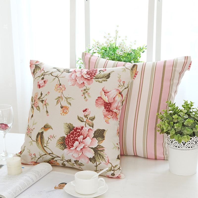 Pillows Pillow Office customized automobile sofa Waist Large Aegean American style European style stripein the Home Fabric , Pillow/Pillow category - from Buy2taobao.com to provide professional Taobao agent buy service