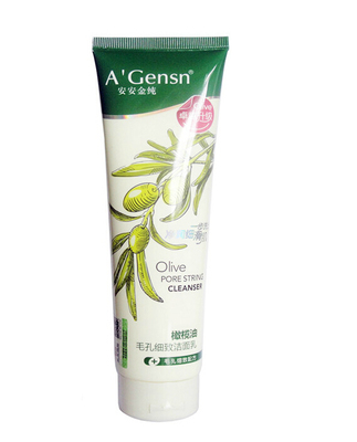 安安金纯橄榄油毛孔细致洁面乳150g 泡沫型 控