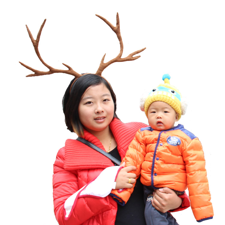 Halloween Christmas Mori girl cosplay Makeup Dance Cartoon animal Headdress Antlers Reindeer Head hoopin the Play mode/Anime/Periphery/cos/Board games , Meet/Magic Supplies , Gathering tools/Decoration , Gathering decorative headband category - from Buy2taobao.com to provide professional Taobao agent buy service