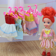 洋娃娃小娃娃衣凯利丽12厘米娃娃衣服 随机款式5件