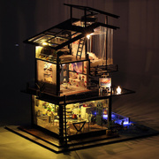 高档高档diy小屋巴伦西亚海大型别墅手工拼装模型木质玩具创意生