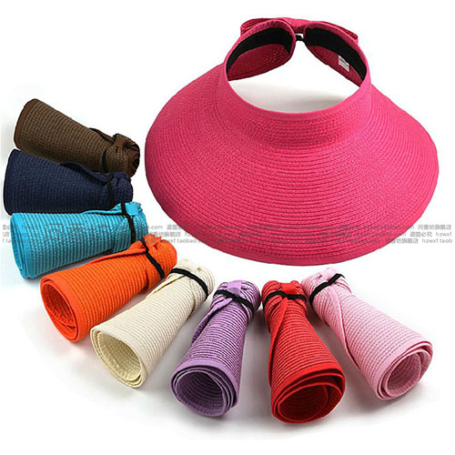 Korean Edition Beach hat Visor Visors Straw hat summer Sunscreen fold Big sun hat along Children's hatsin the Accessories/Leather belt/Hat/Muffler , Hat category - from Buy2taobao.com to provide professional Taobao agent buy service