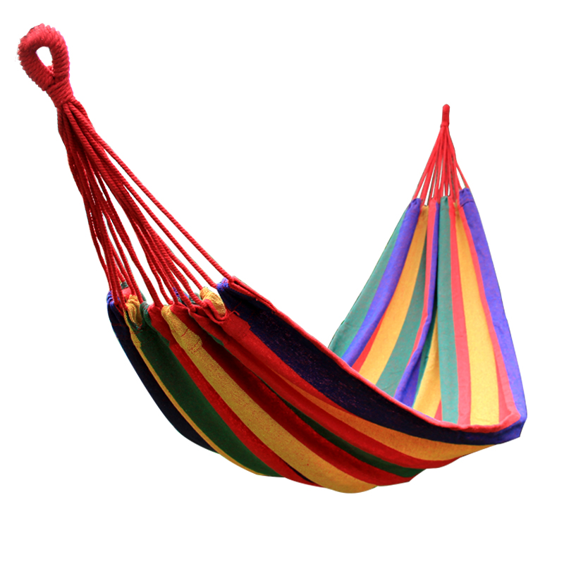 Yole Hammock thickening Widen canvas Color bar Hammock outdoors Leisure swing Camp Bivouac Swingin the Outdoor/Mountaineer/Camping/Travel Goods , Outdoor Furniture , Hammock category - from Buy2taobao.com to provide professional Taobao agent buy service