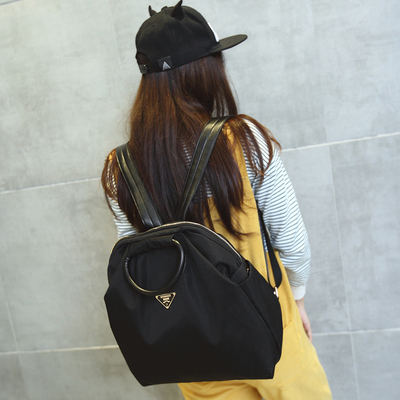 优胜者2016春夏新款双肩包女韩版尼龙日韩包包学生书包学院风背包